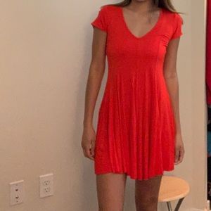 Red dress